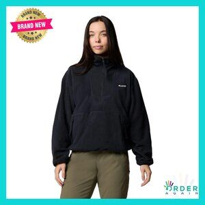 Half Zip Fleece Pullover Jacket Cozy Sustainable Recycled Active Performance